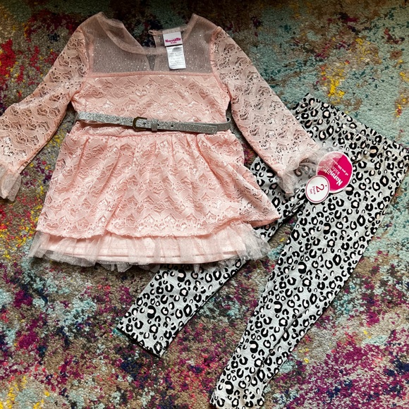 Nannette Other - Nannette Girls 4T set, lace shirt and leggings